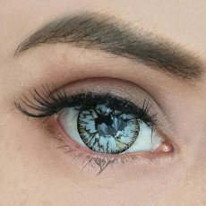 Grey Crack Contact Lenses